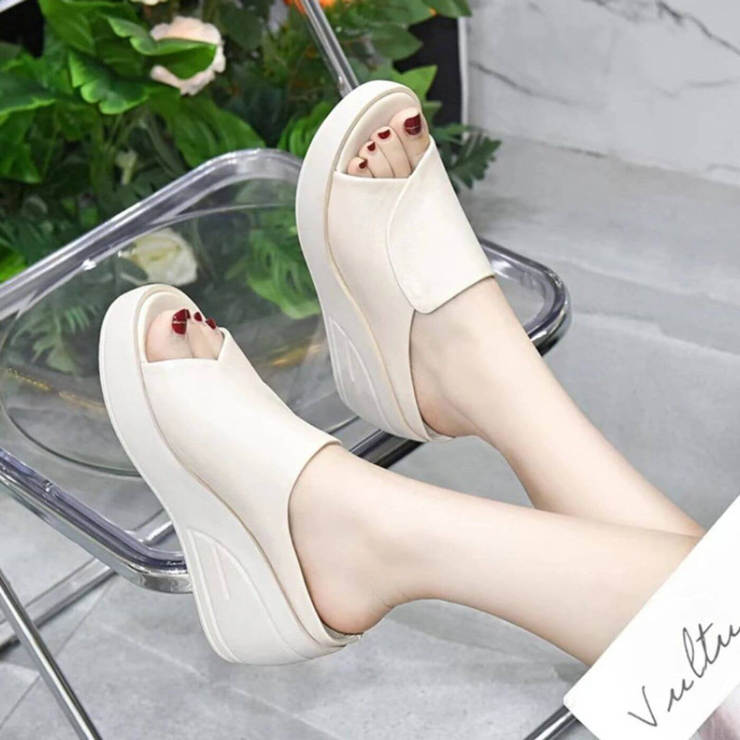 Eliza – Sandales Wedge Orthopédiques Slip-on