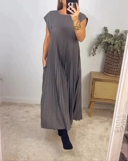 Tascha™ - Robe Sans Manches avec Plis