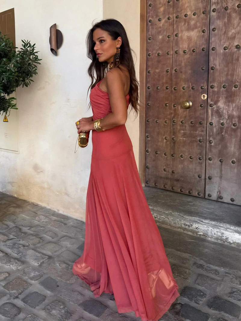 Camila | Robe Maxi en Maille Élégante