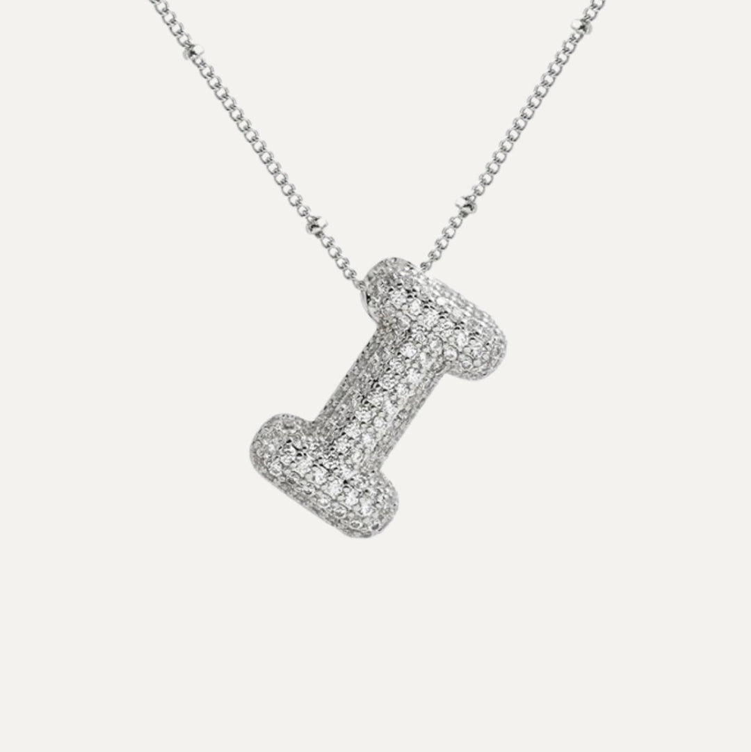 Savannah | Collier avec Lettre à Bulles en Diamant