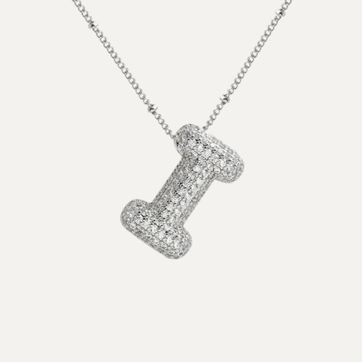 Savannah | Collier avec Lettre à Bulles en Diamant