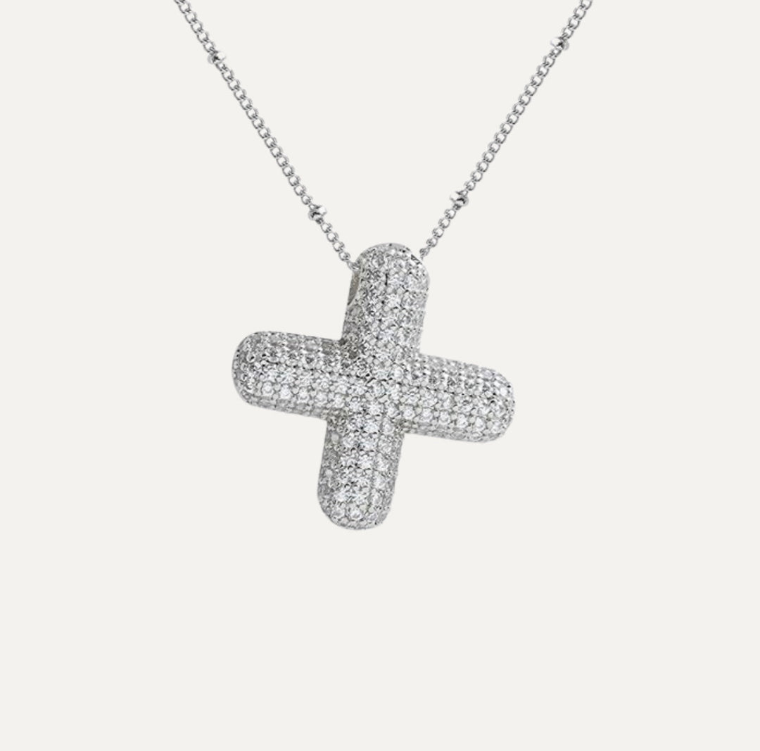 Savannah | Collier avec Lettre à Bulles en Diamant