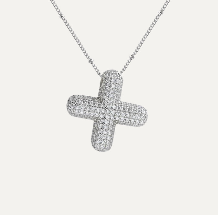 Savannah | Collier avec Lettre à Bulles en Diamant