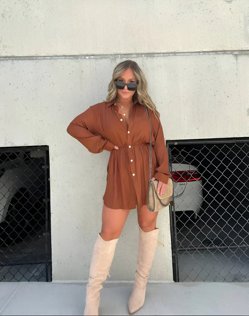 Bela | Robe en satin