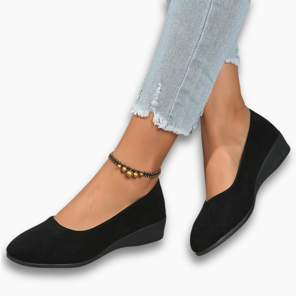 Karina - Chaussures Basses en Velours Doux