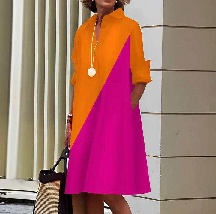Alissa - Robe midi pour femmes, élégante et confortable.