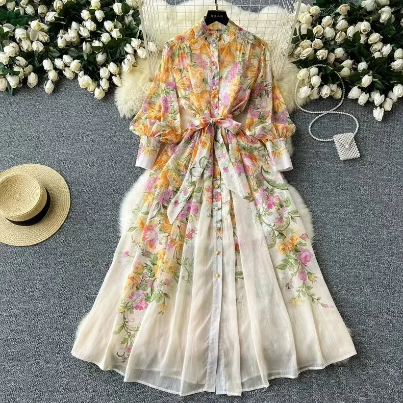 Lucy | Robe d'Été Florale Bohémienne