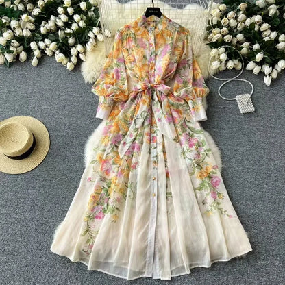 Lucy | Robe d'Été Florale Bohémienne