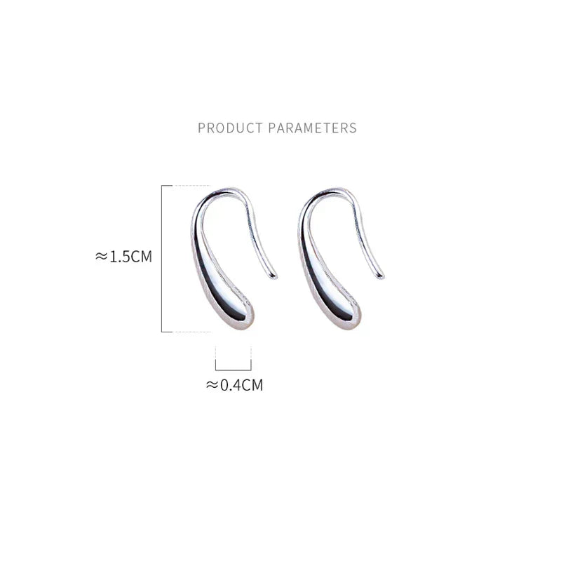 Boucles d'oreilles en goutte d'eau