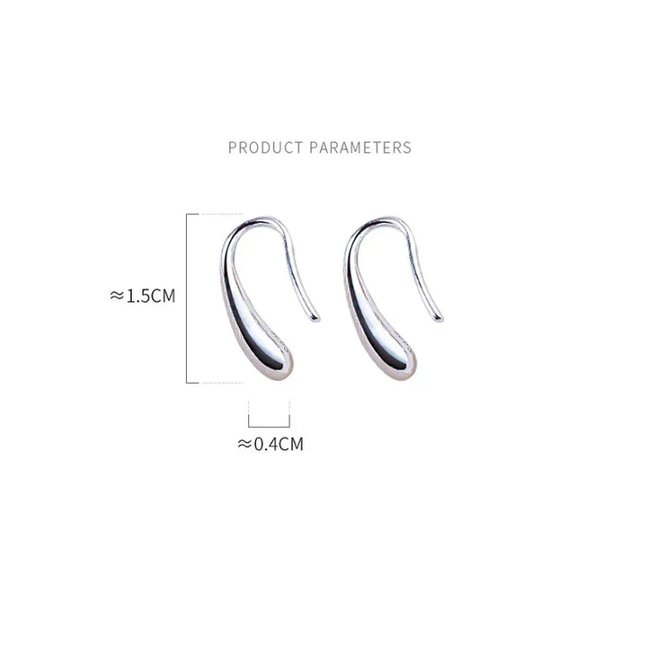 Boucles d'oreilles en goutte d'eau