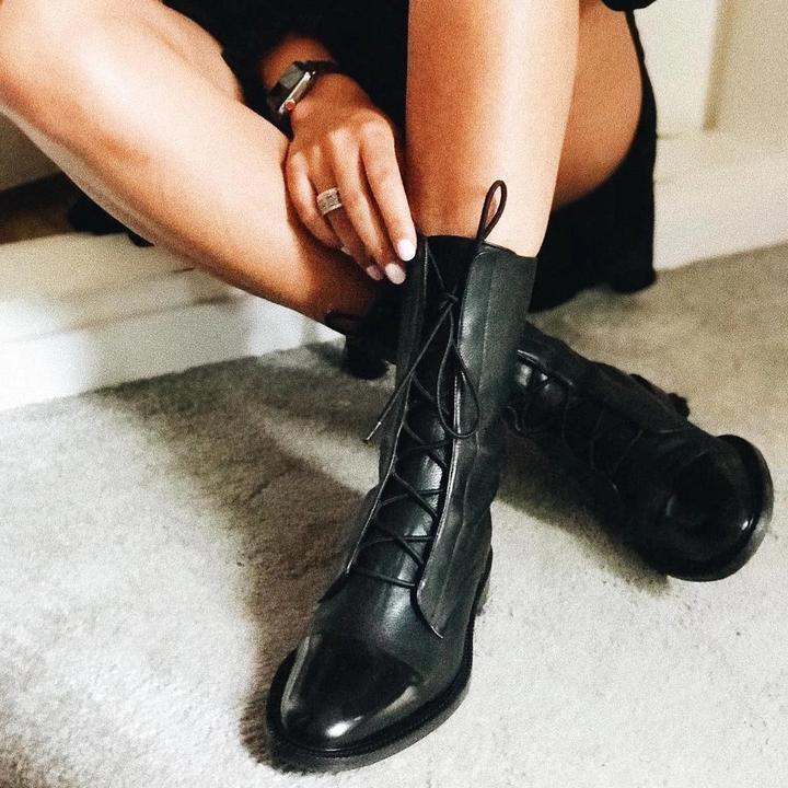 Isabella™ - Bottes Élégantes à Talons en PU