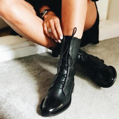 Isabella™ - Bottes Élégantes à Talons en PU