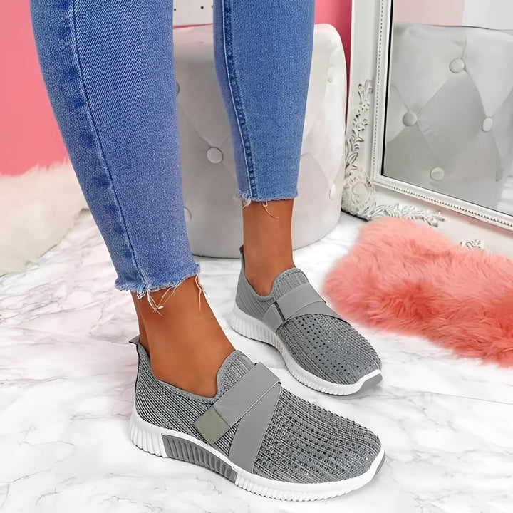 Christine - Chaussures plates élégantes avec fermeture Velcro pour femmes
