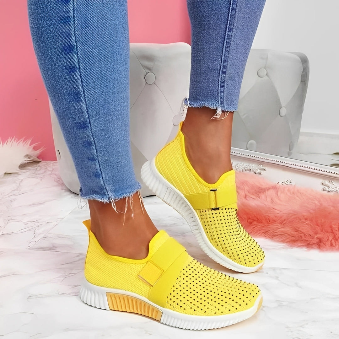 Christine - Chaussures plates élégantes avec fermeture Velcro pour femmes