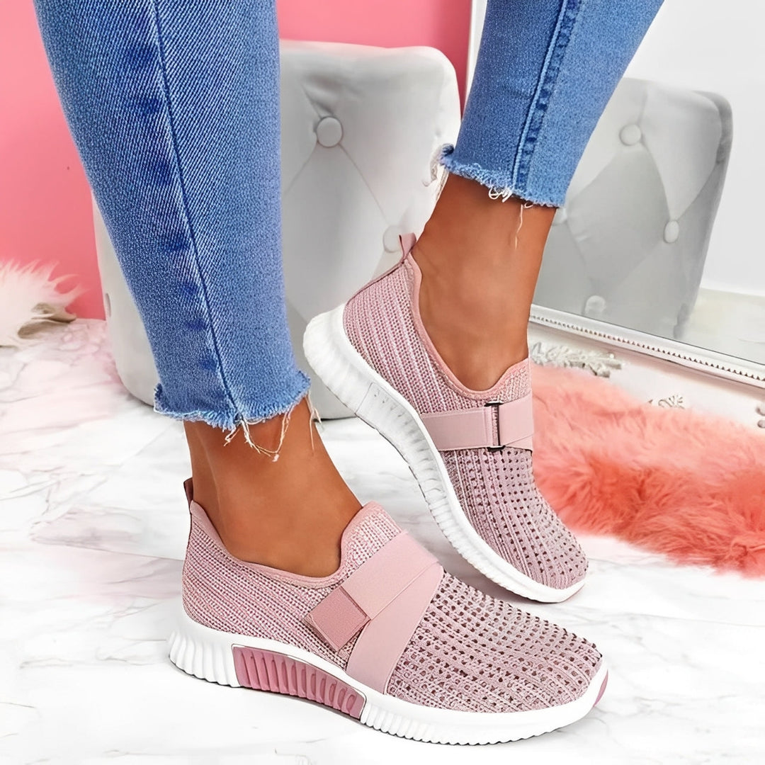 Christine - Chaussures plates élégantes avec fermeture Velcro pour femmes