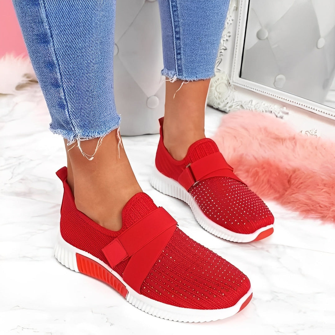 Christine - Chaussures plates élégantes avec fermeture Velcro pour femmes