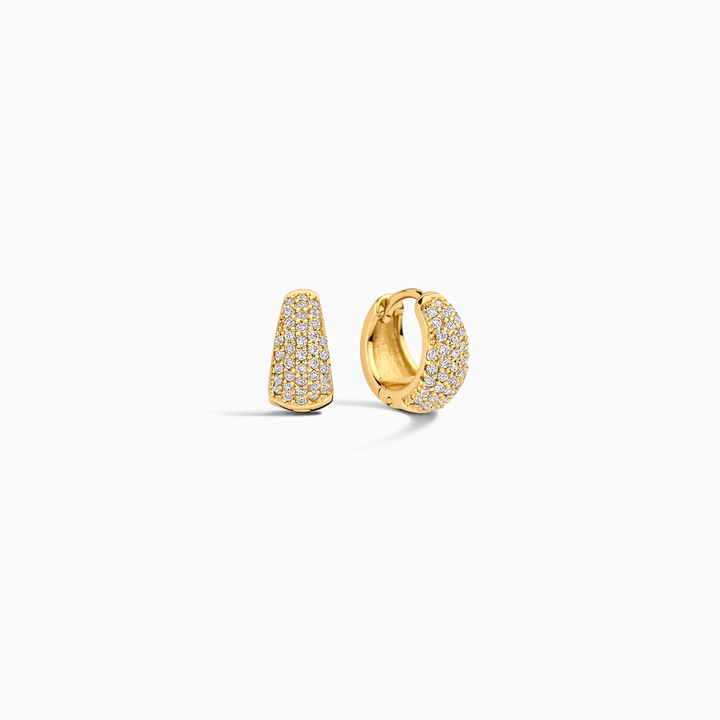 Boucles d'oreilles Mini Hoop Jules | Or 16k