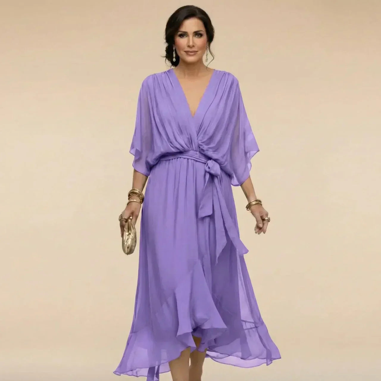 MARTA™ | Robe légère et transparente à col en V