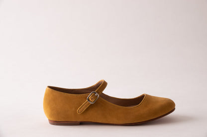 Elena – Mules Mary Jane en Daim