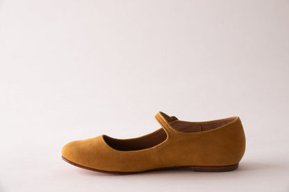 Elena – Mules Mary Jane en Daim