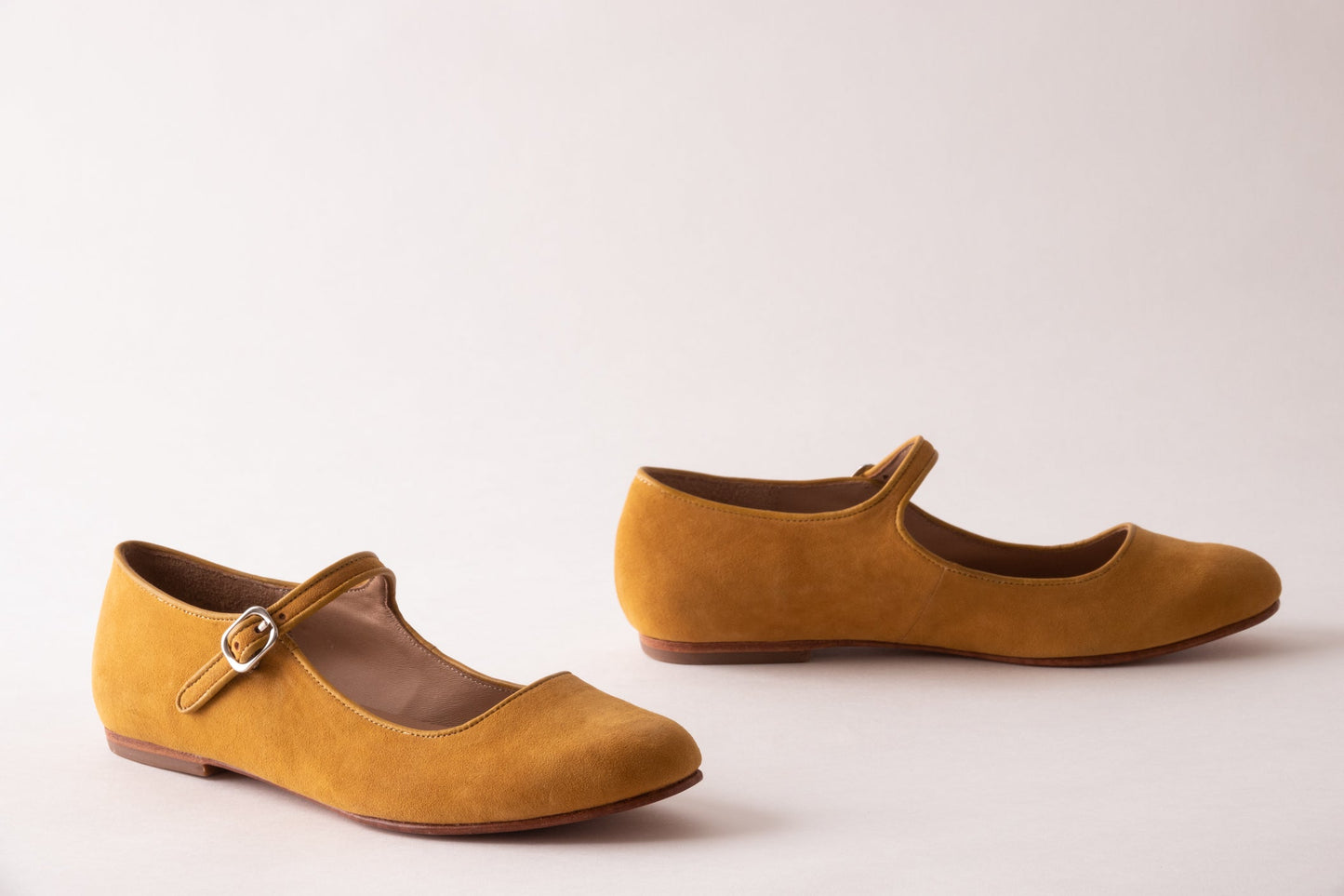Elena – Mules Mary Jane en Daim