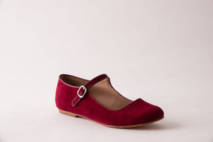Elena – Mules Mary Jane en Daim