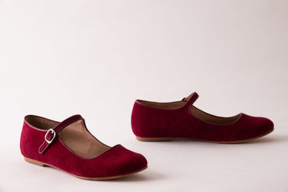 Elena – Mules Mary Jane en Daim