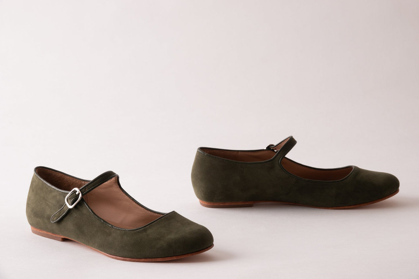 Elena – Mules Mary Jane en Daim