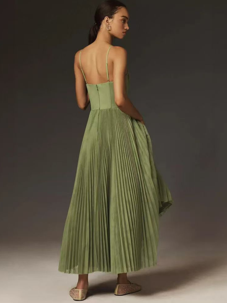 Zoe - Robe de Soirée Sans Manches Élégante à Dos Ouvert