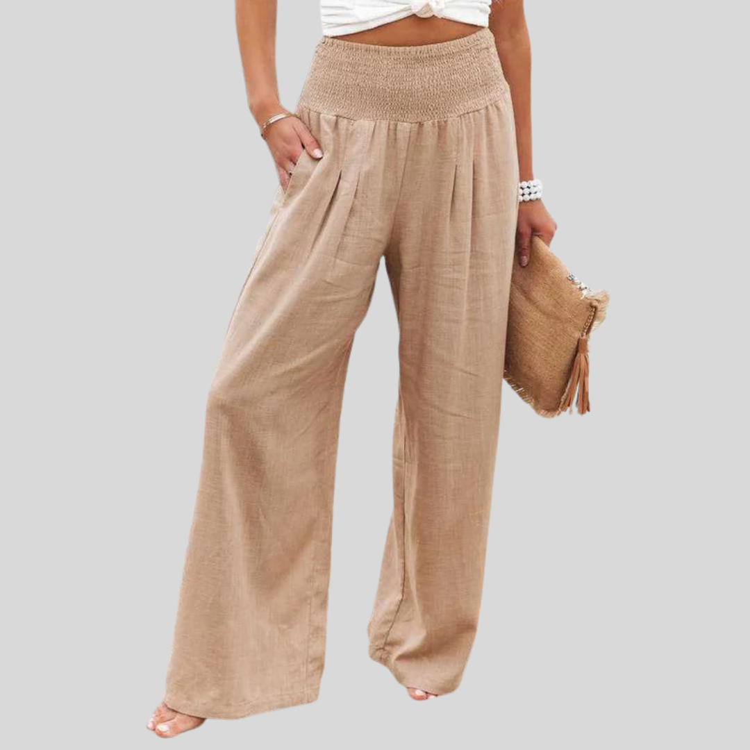 Aileen - Pantalons Larges de Plage