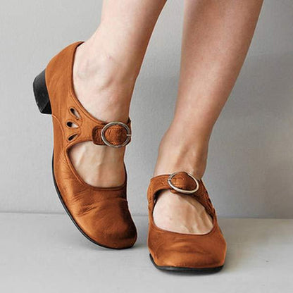Lina - Sandales orthopédiques élégantes en cuir