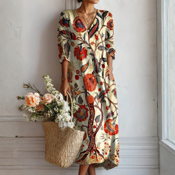 Kendra | Robe Florale Bohémienne