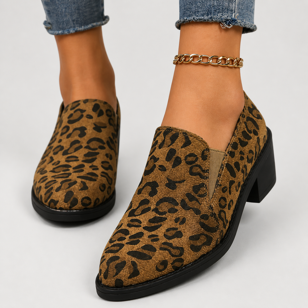 Angélique™ | Mocassin Léopard