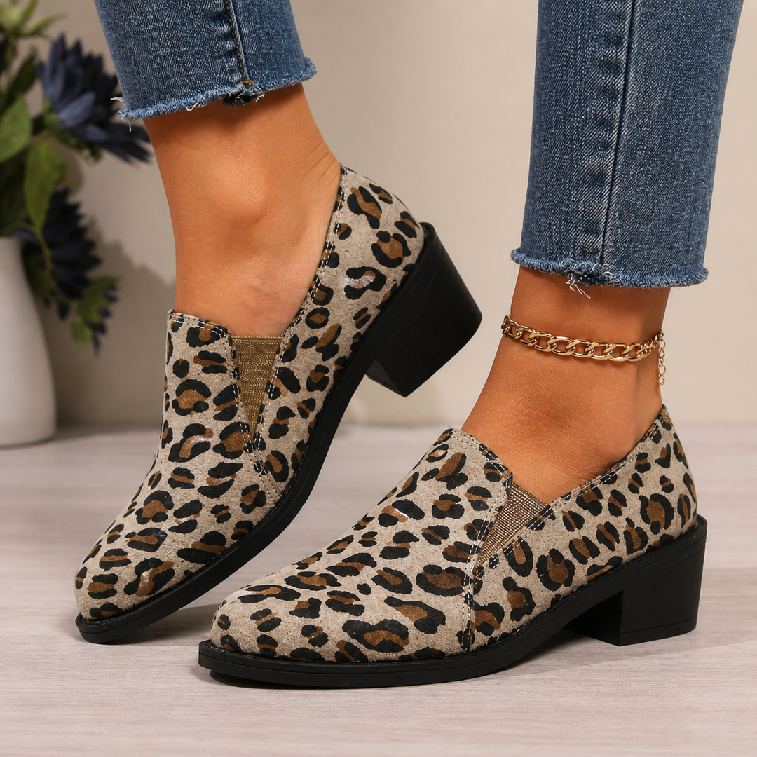 Angélique™ | Mocassin Léopard