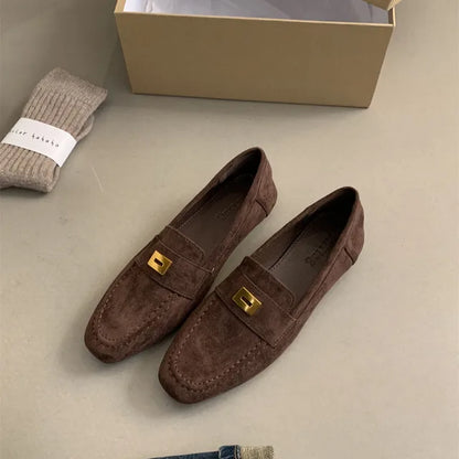 Malou® | Chaussures Britanniques en Daim Léger