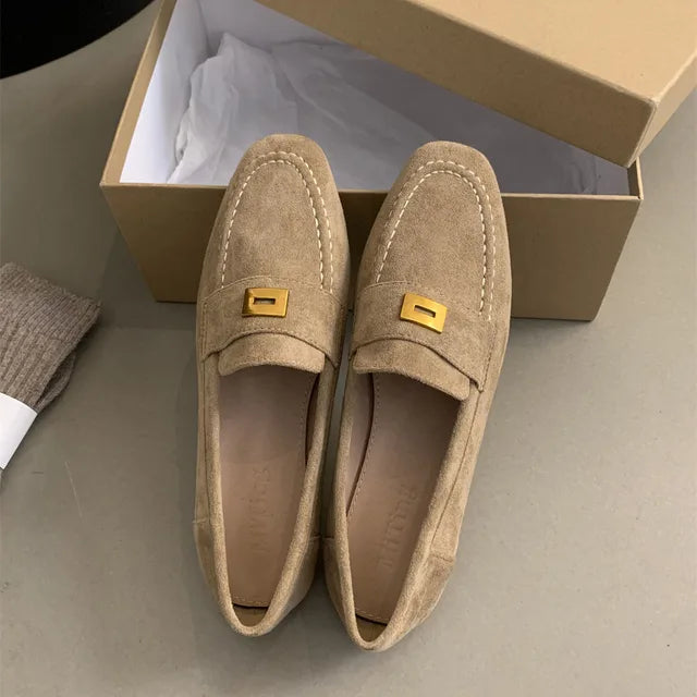 Malou® | Chaussures Britanniques en Daim Léger