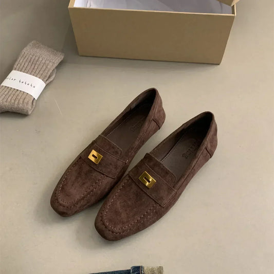 Malou® | Chaussures Britanniques en Suède Léger