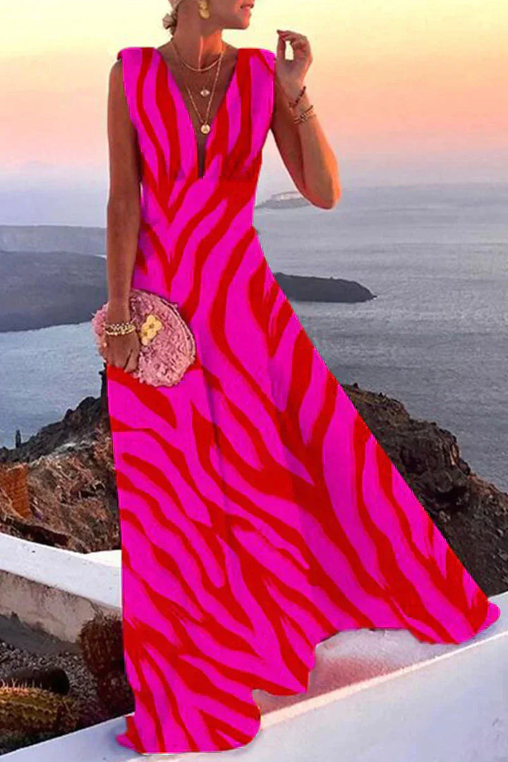Maine - Robe d'Été Imprimée et Polyvalente