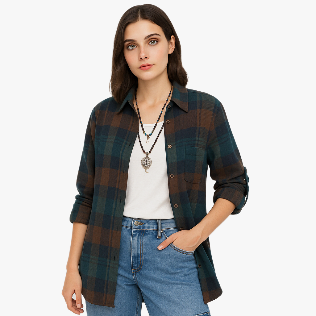 bruna™ | Blouse Vintage Décontractée