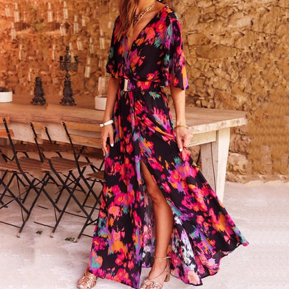 Félicité | Robe d'été Élégante pour femme | Maxi
