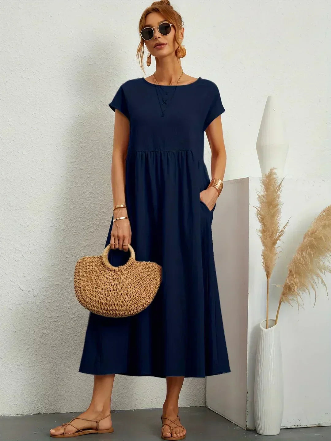 Clémence | Robe d'été Chic pour femme | Midi