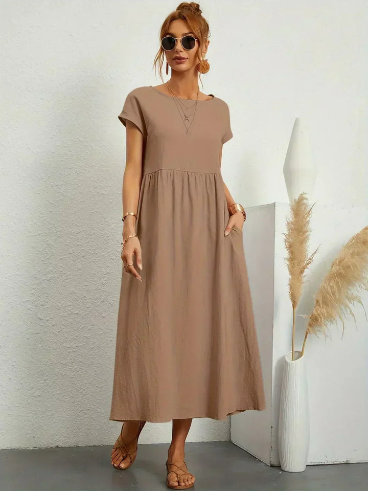 Ursina™ | Robe Midi Fluide.