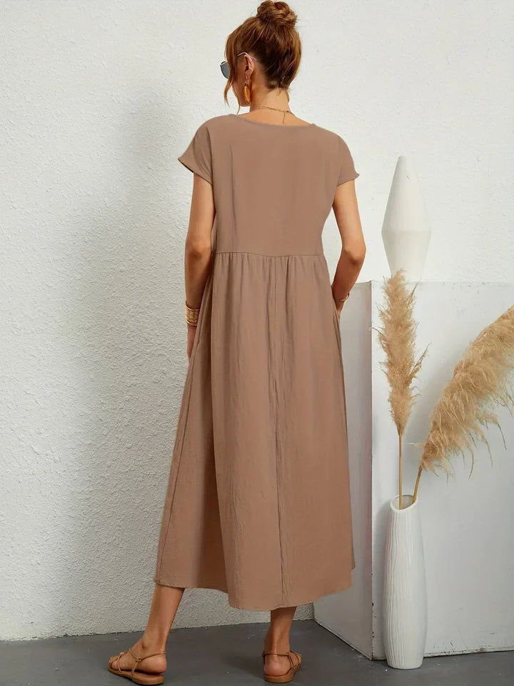 Ursina™ | Robe Midi Fluide.