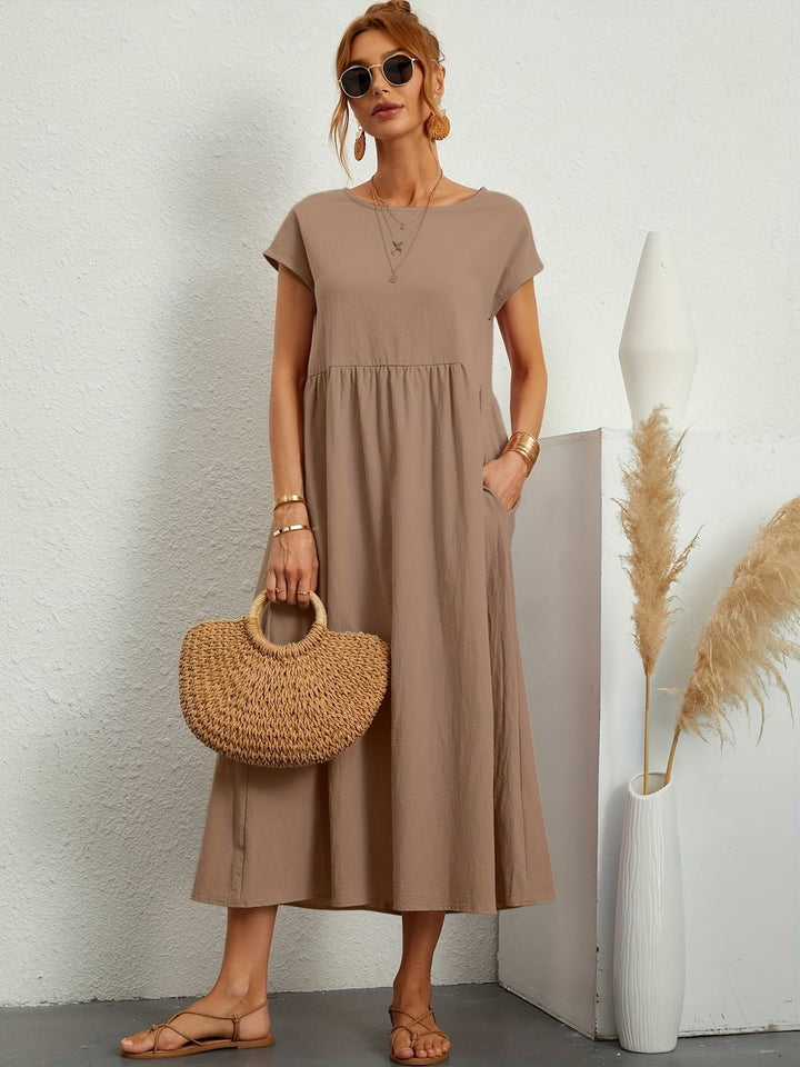 Camell - Robe à col rond
