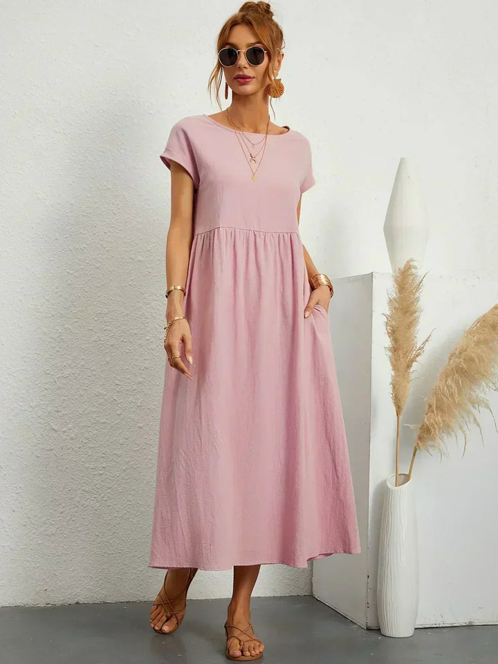 Ursina™ | Robe Midi Fluide.