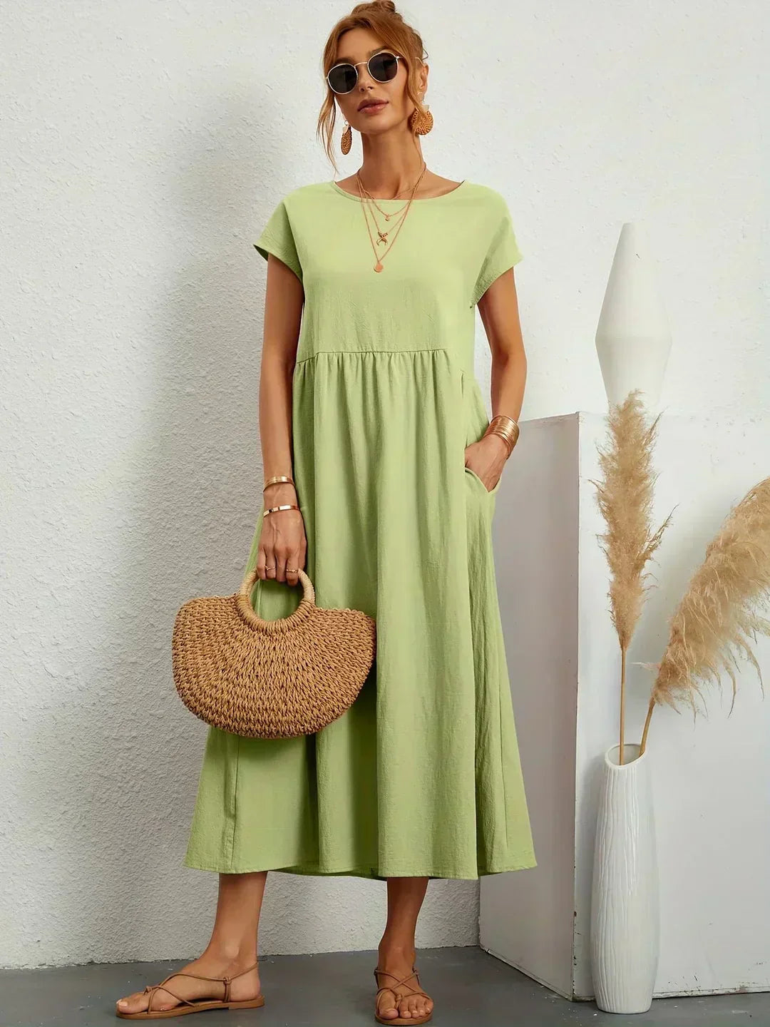 Clémence | Robe d'été Chic pour femme | Midi
