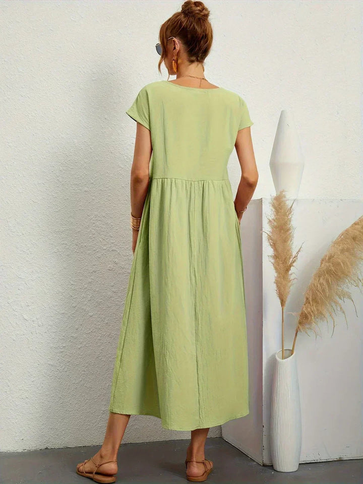 Ursina™ | Robe Midi Fluide.