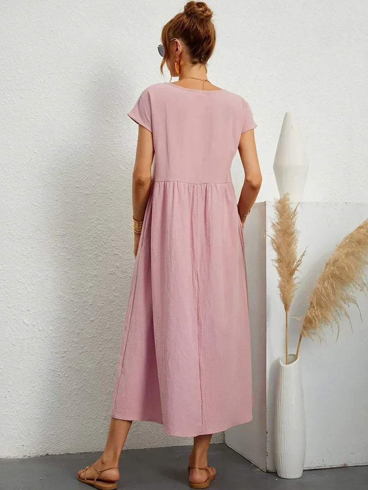 Ursina™ | Robe Midi Fluide.
