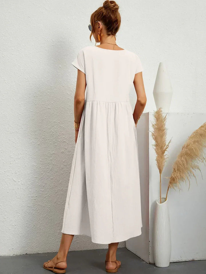 Ursina™ | Robe Midi Fluide.