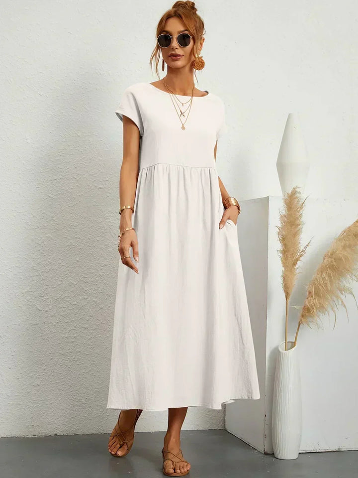 Ursina™ | Robe Midi Fluide.